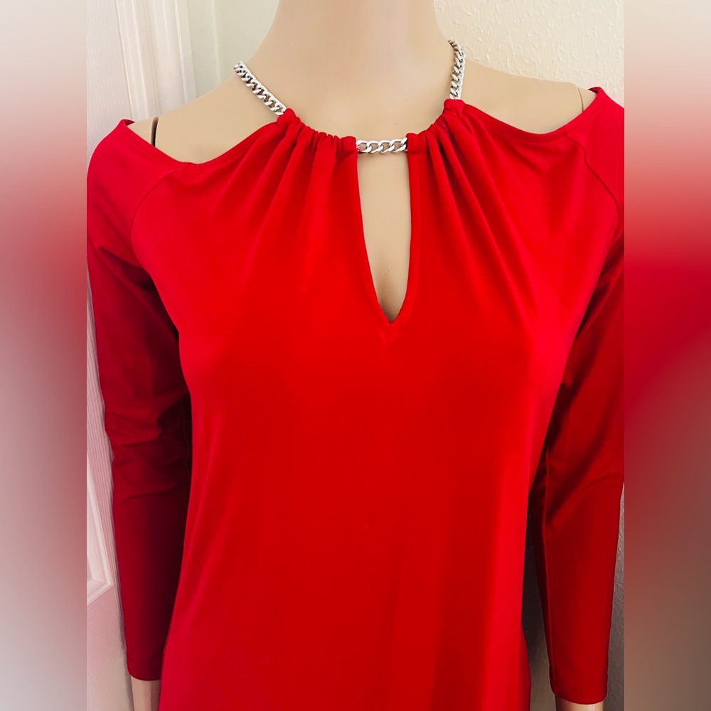 Michae Kors Cold Shoulder Top Small